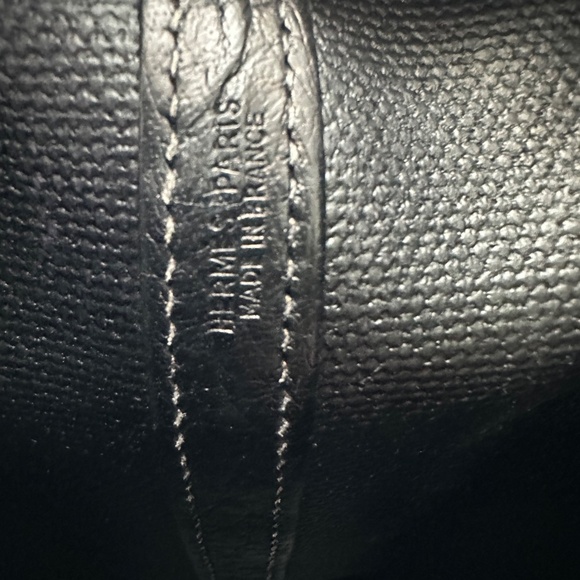 Hermes Garden Party Black Coated Canvas 36 cm - Picture 5 of 15